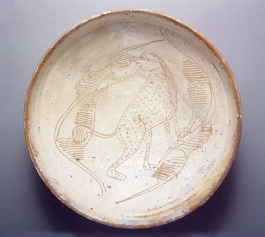 Bowl with Cheetah — Unknown