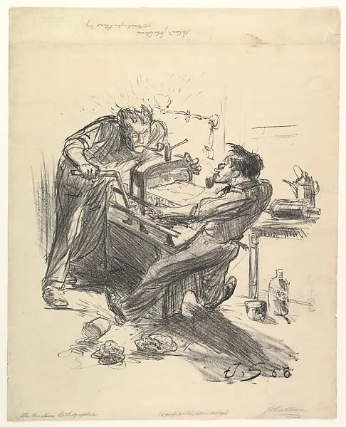 Amateur Lithographers — John Sloan