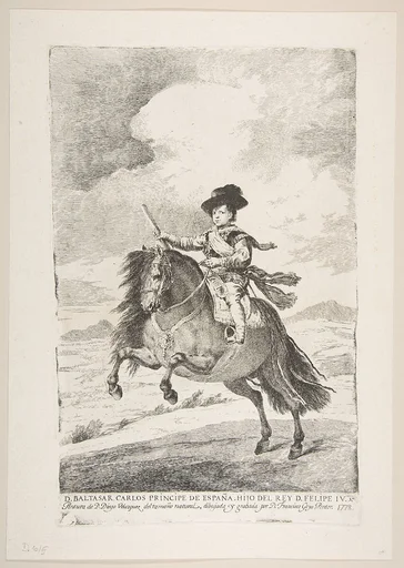 Baltasar Carlos on horseback