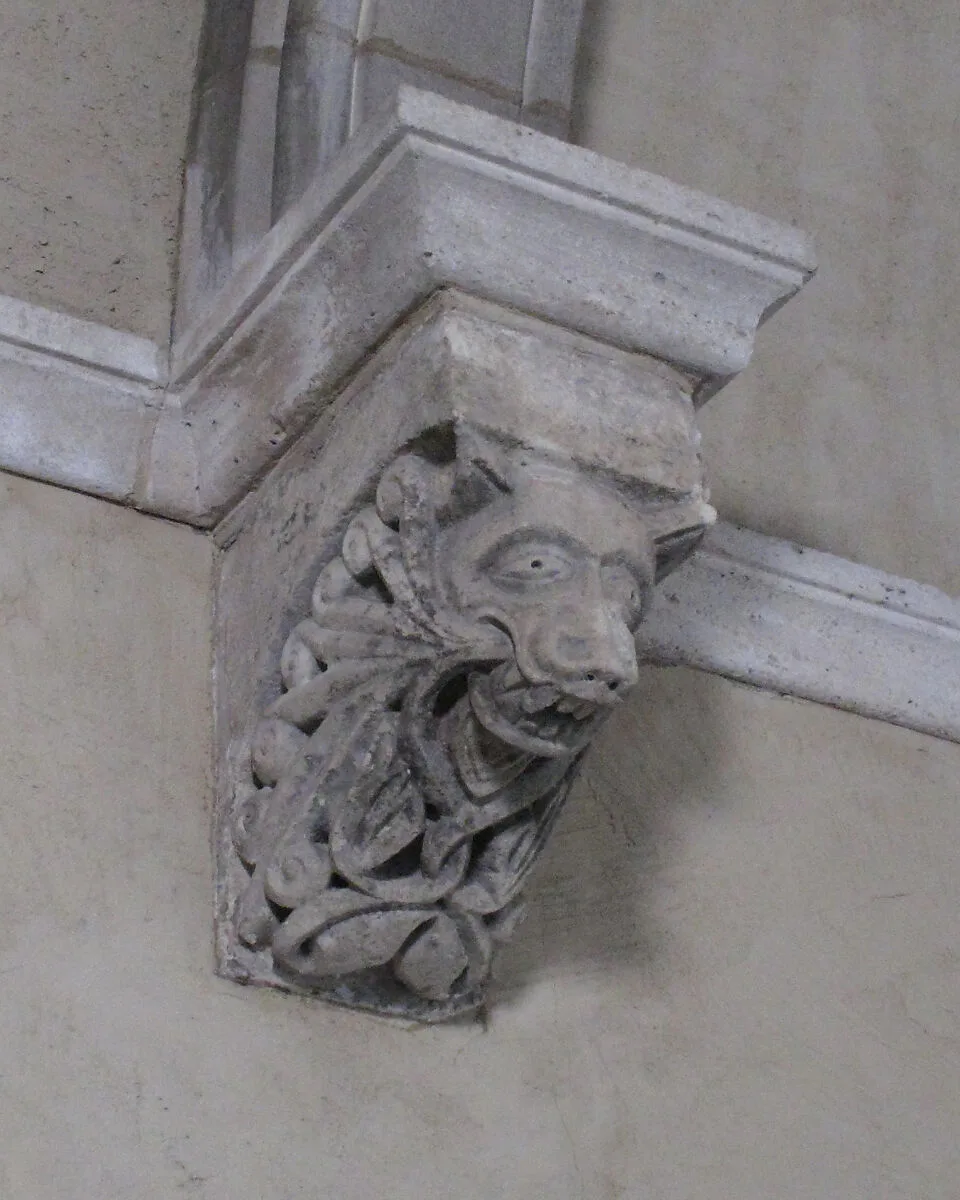 Corbel with Animal Mask of Wolf — Unknown