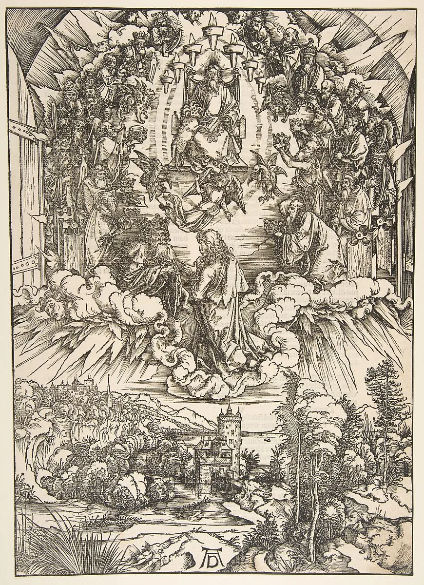 Saint John Before God and the Elders, from The Apocalypse — Albrecht Dürer