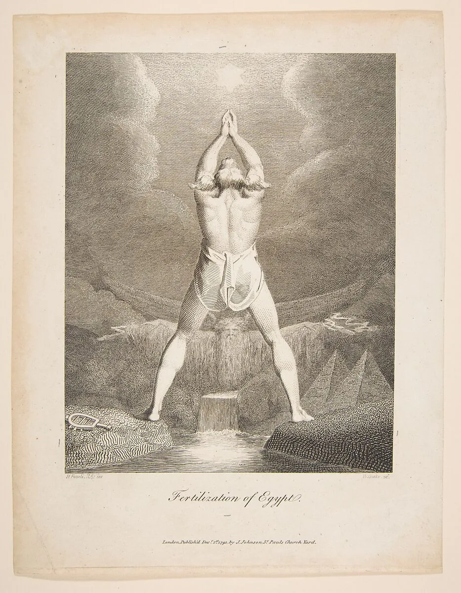 Fertilization of Egypt, from Erasmus Darwin's "The Botanic Garden" — Erasmus Darwin|William Blake|Henry Fuseli