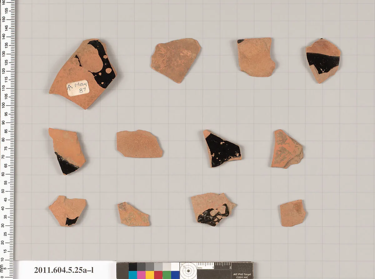 Terracotta fragments of kylikes (drinking cups) — Unknown