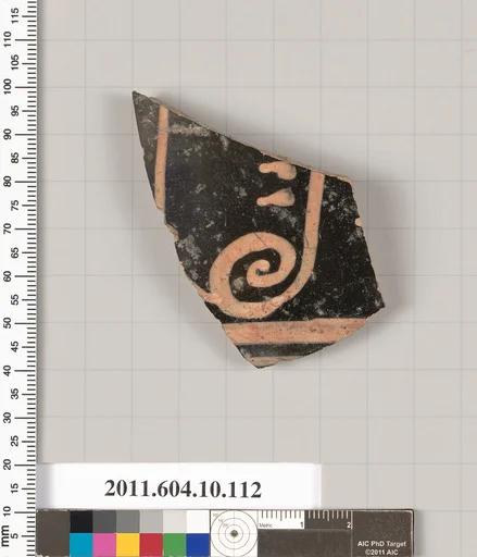 Terracotta fragment of a krater (deep bowl)?