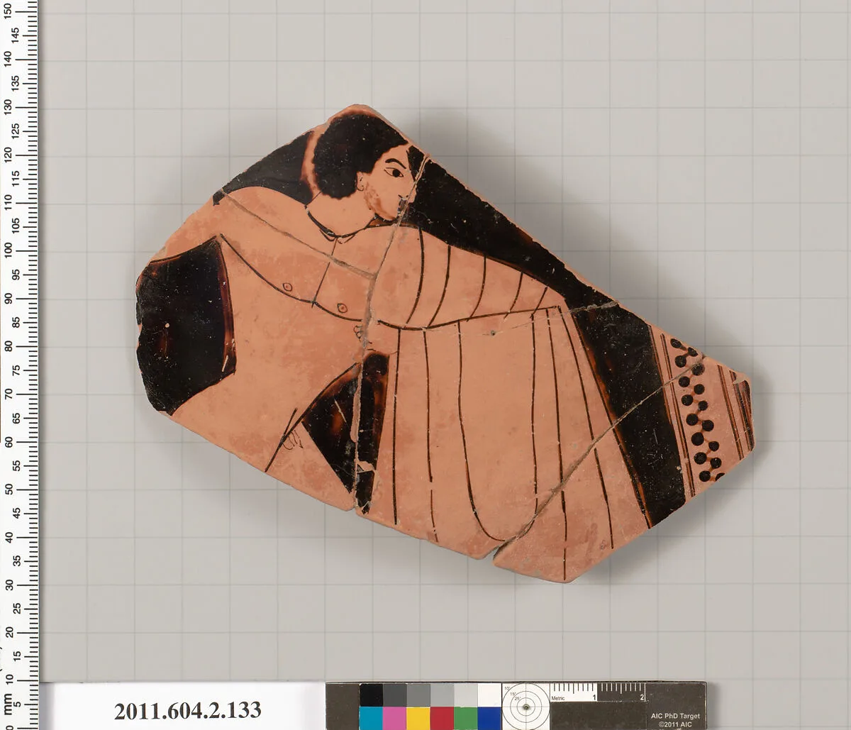 Terracotta fragment of a pelike (jar) — Chairippos Painter