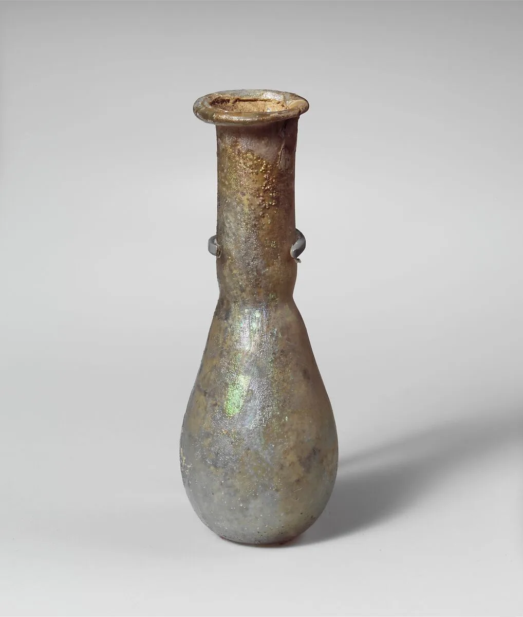 Glass perfume bottle — Unknown