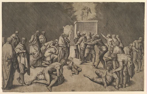 The Philistines Place the Ark of the Covenant in the Temple of Dagon