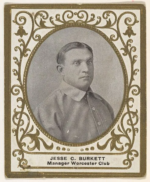 Jesse C. Burkett, Manager, Worcester Club, from the Baseball Players (Ramlys) series (T204) issued by the Mentor Company to promote Ramly and T.T.T. Turkish Cigarettes — Mentor Company, Boston|Carl Homer Studios, Boston