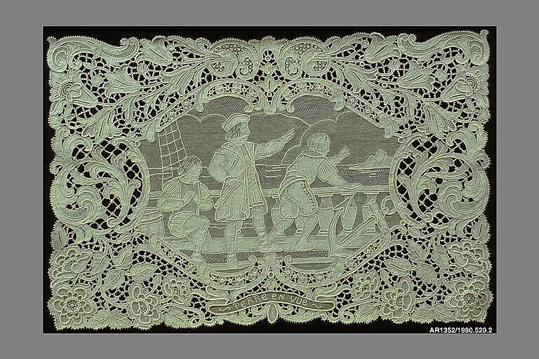 Mat (from a set of table linens) — Unknown