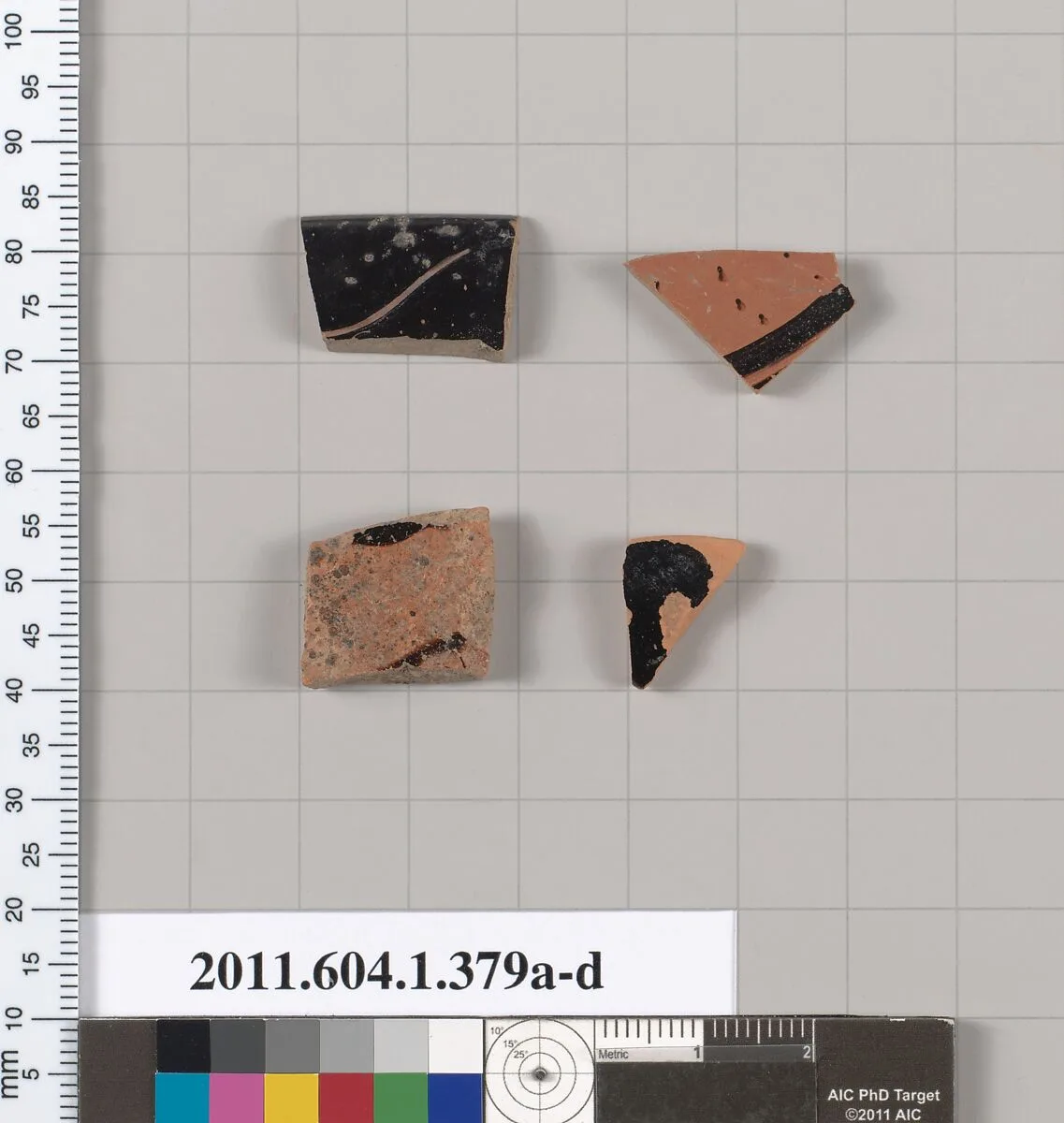 Terracotta fragments of a kylikes (drinking cups) — Unknown