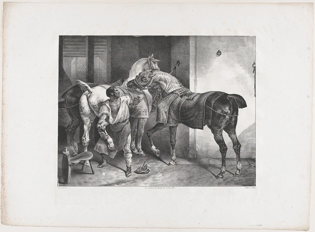 The English Blacksmith — Théodore Gericault