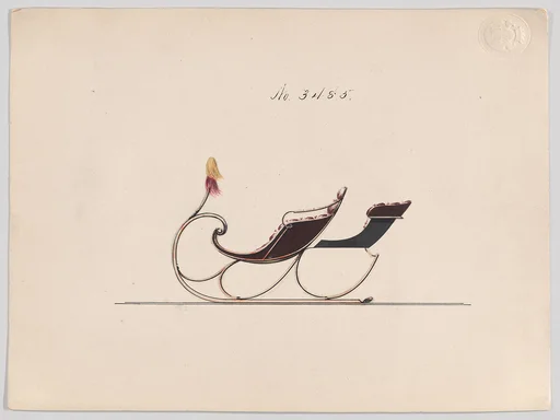Design for Rumble Sleigh, no. 3485