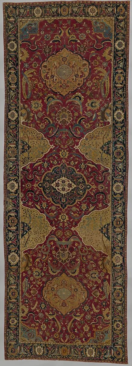 Indo-Persian carpet with medallions — Unknown