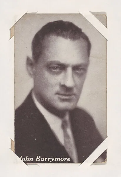 John Barrymore from Movie Stars Exhibit Cards series (W401) — Unknown