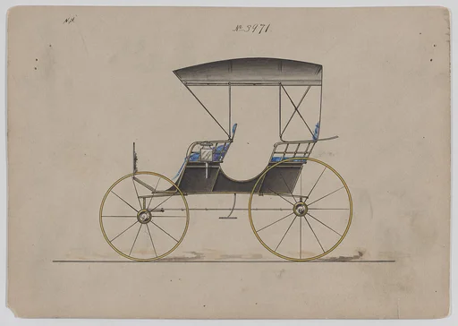 Design for 2 seat Park Phaeton, no. 3971