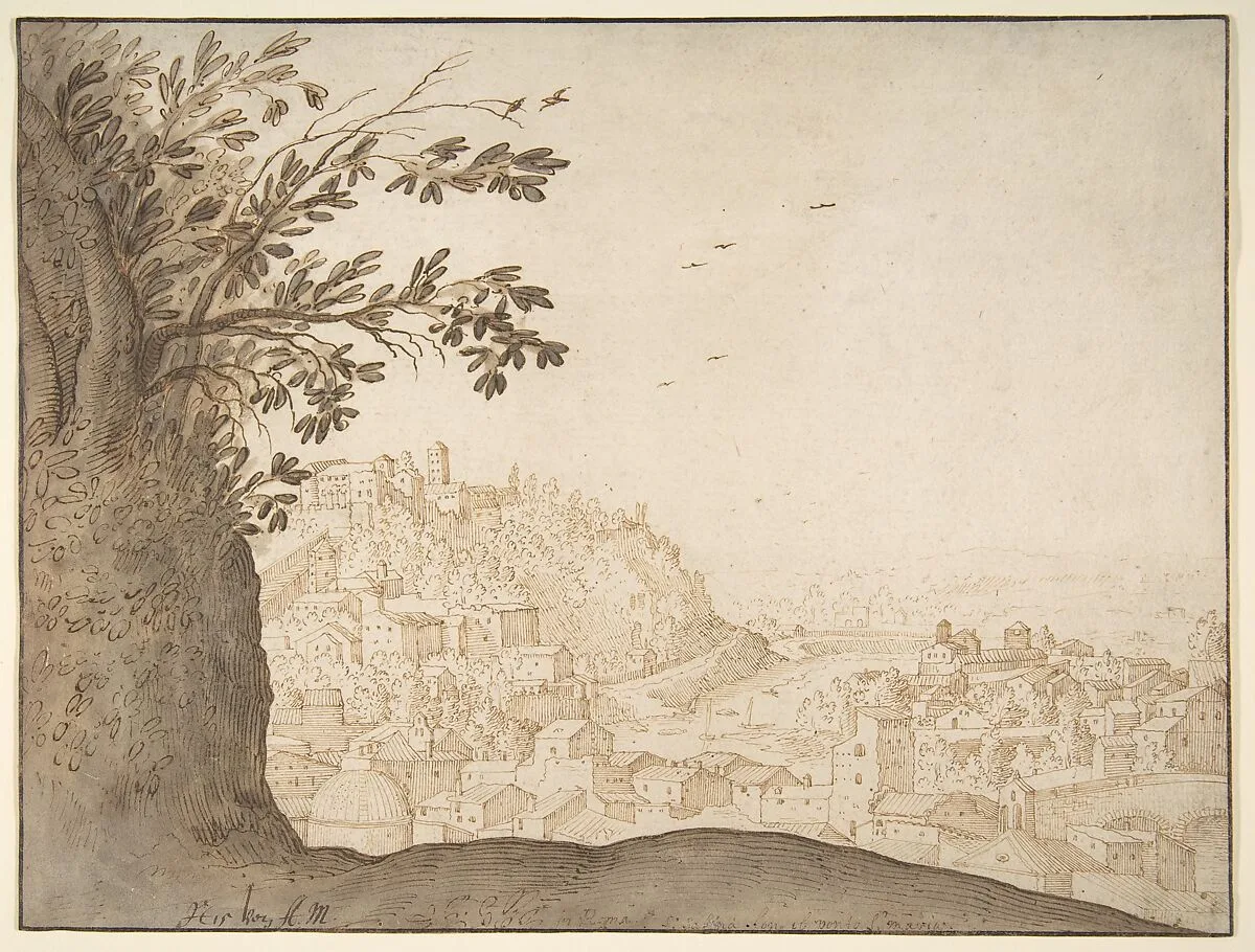 View of Rome — Willem van Nieulandt II