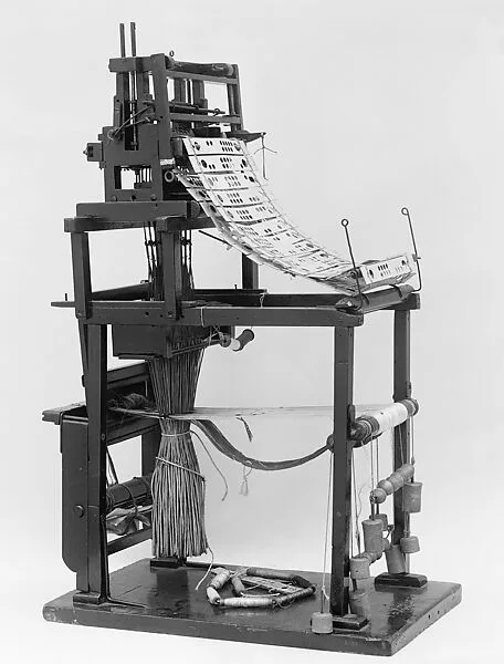 Model of a Jacquard loom — Unknown