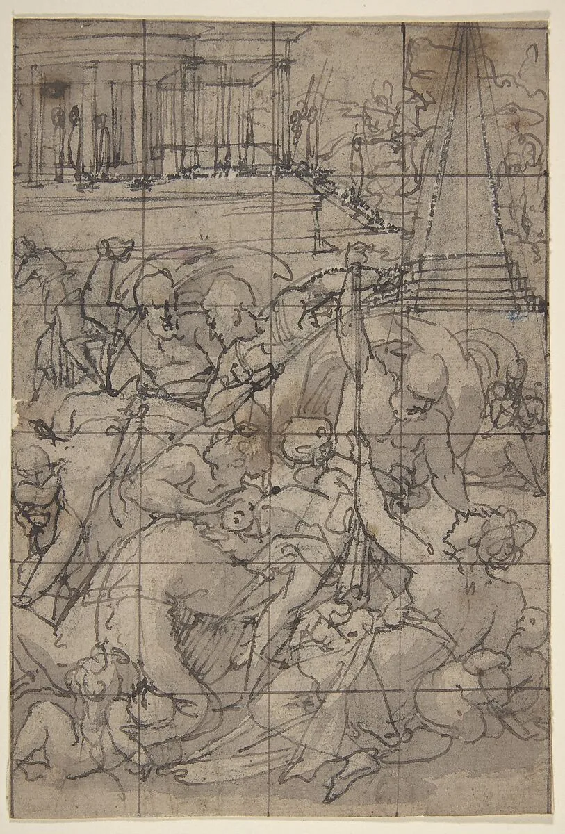 Study for a Massacre of the Innocents — Domenico Cresti Passignano