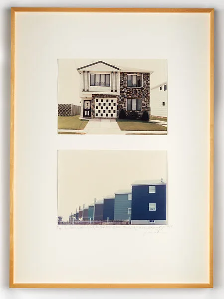 New House, Staten Island, New York; Development, Side Views, Bayonne, N.J. — Dan Graham
