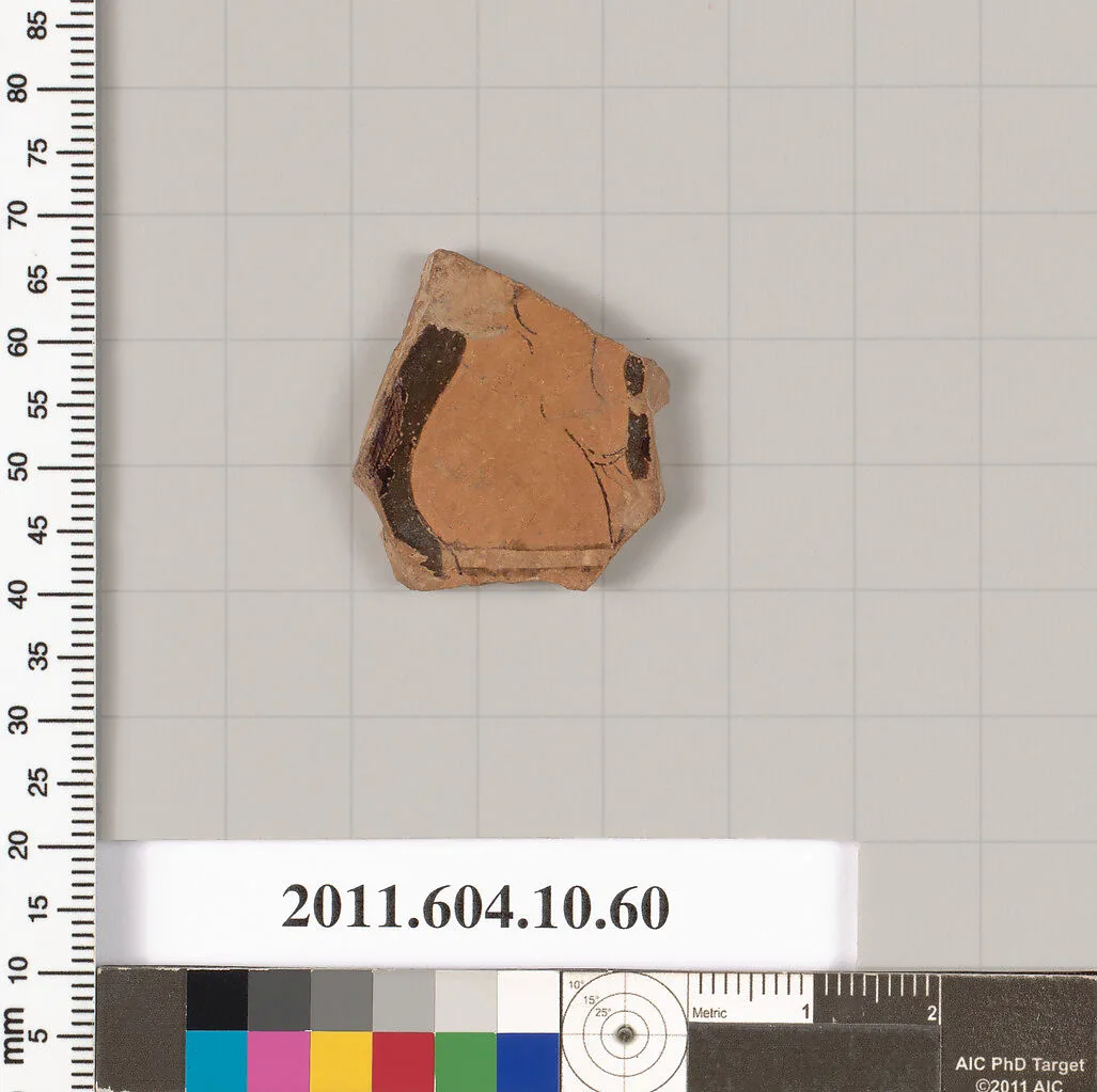 Terracotta fragment of a kylix (drinking cup) — Unknown