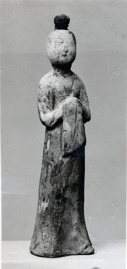 唐 陶男樂伎俑|Male attendant — Unknown