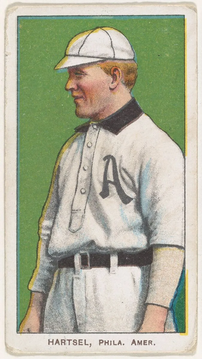 Hartsel, Philadelphia, American League, from the White Border series (T206) for the American Tobacco Company — American Tobacco Company