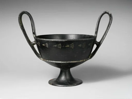 Terracotta kantharos (drinking cup)