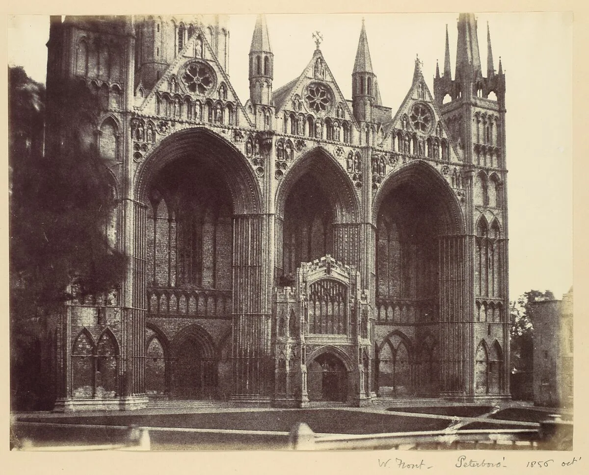 West Front - Peterboro — Alfred Capel Cure