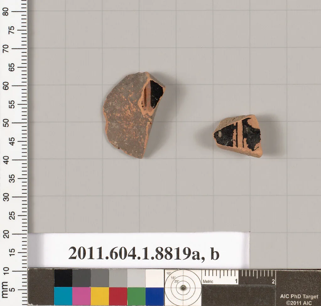 Terracotta fragments of kylikes (drinking cups) — Unknown