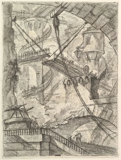 The Drawbridge, from "Carceri d'invenzione" (Imaginary Prisons)