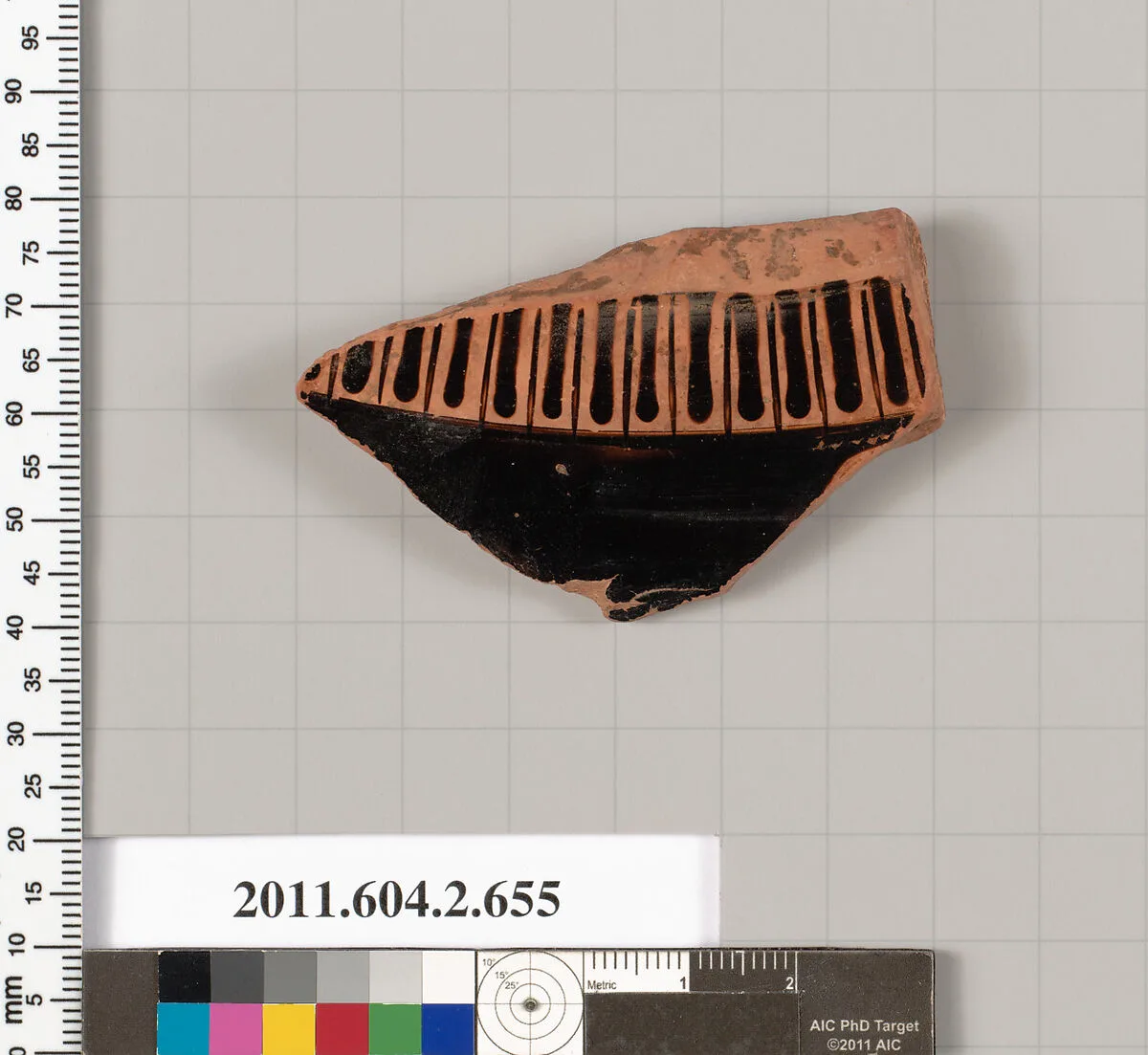 Terracotta fragment of a column-krater (bowl for mixing wine and water) — Unknown