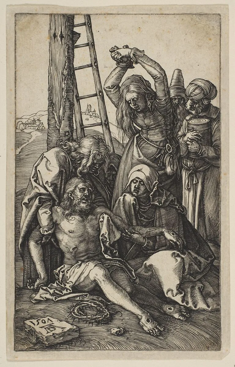 The Lamentation, from "The Passion" — Albrecht Dürer