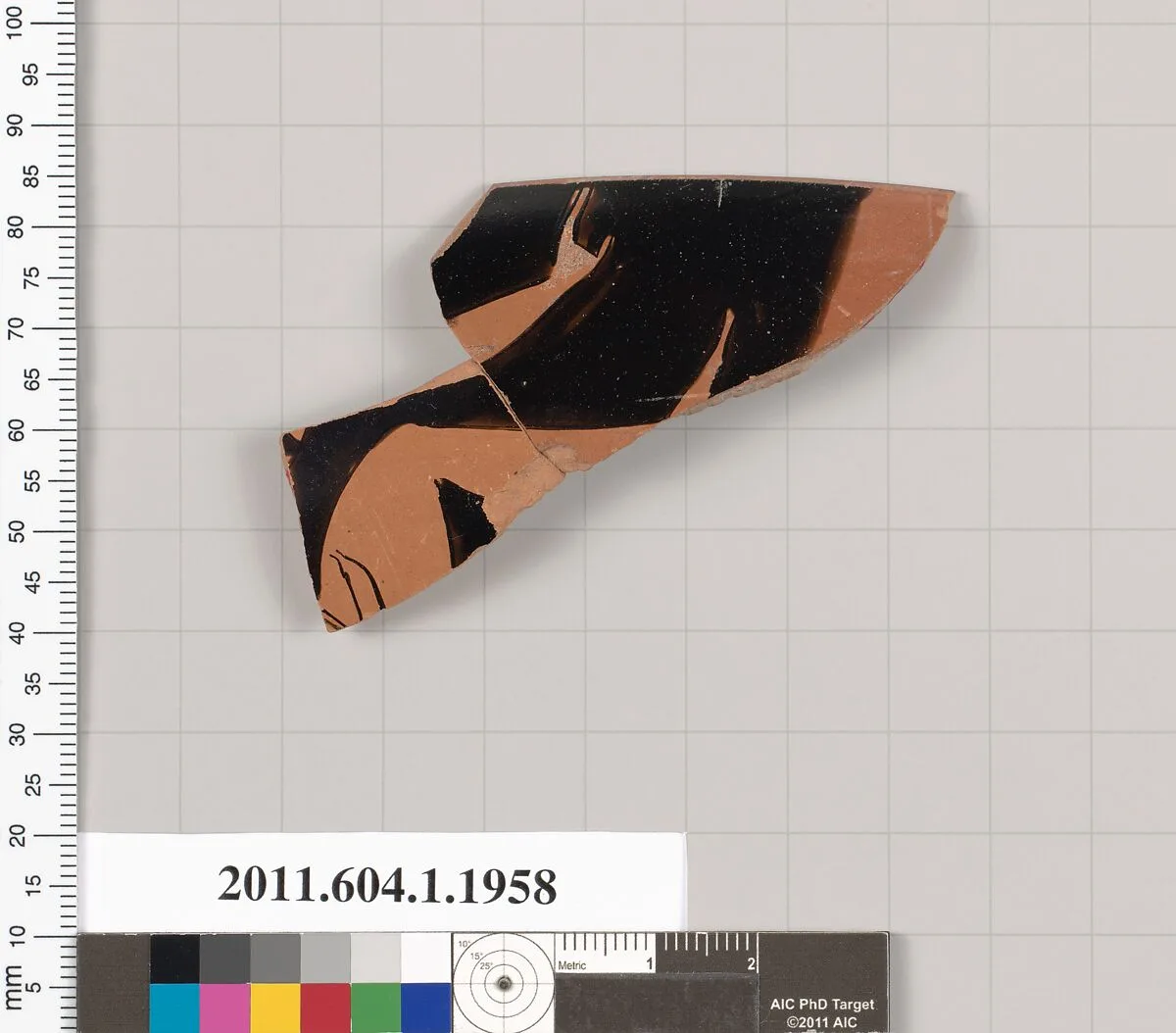Terracotta rim fragment of a kylix (drinking cup) — Unknown