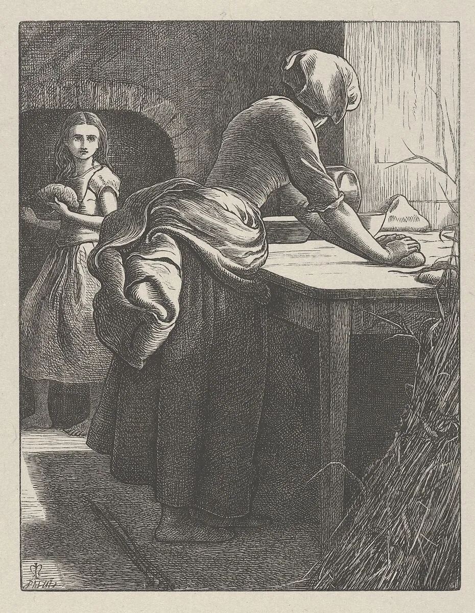 The Parable of the Leaven (The Parables of Our Lord and Saviour Jesus Christ) — Dalziel Brothers|Sir John Everett Millais