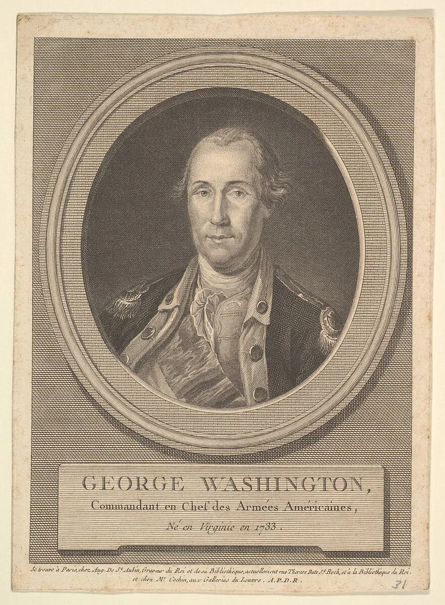 Portrait of George Washington — Augustin de Saint-Aubin|Charles Nicolas Cochin II|Augustin de Saint-Aubin|Charles Nicolas Cochin II