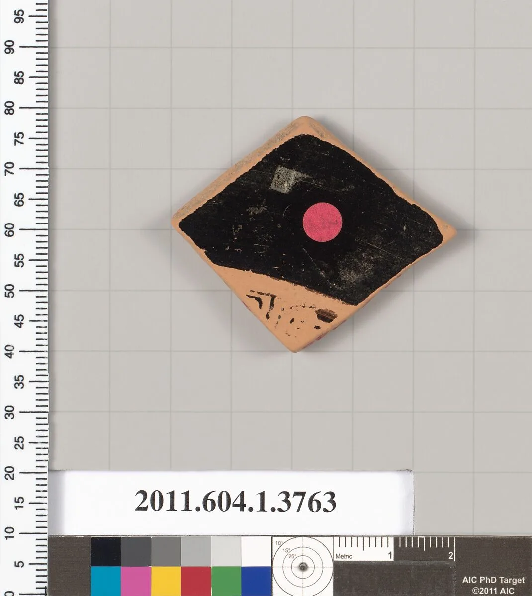 Terracotta fragment of a kylix (drinking cup) — Unknown