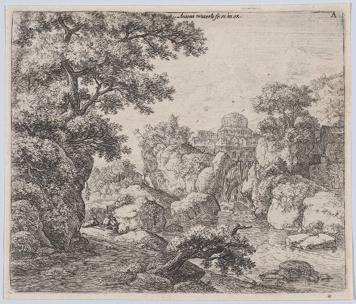 The Dome and the Waterfall — Anthonie Waterloo