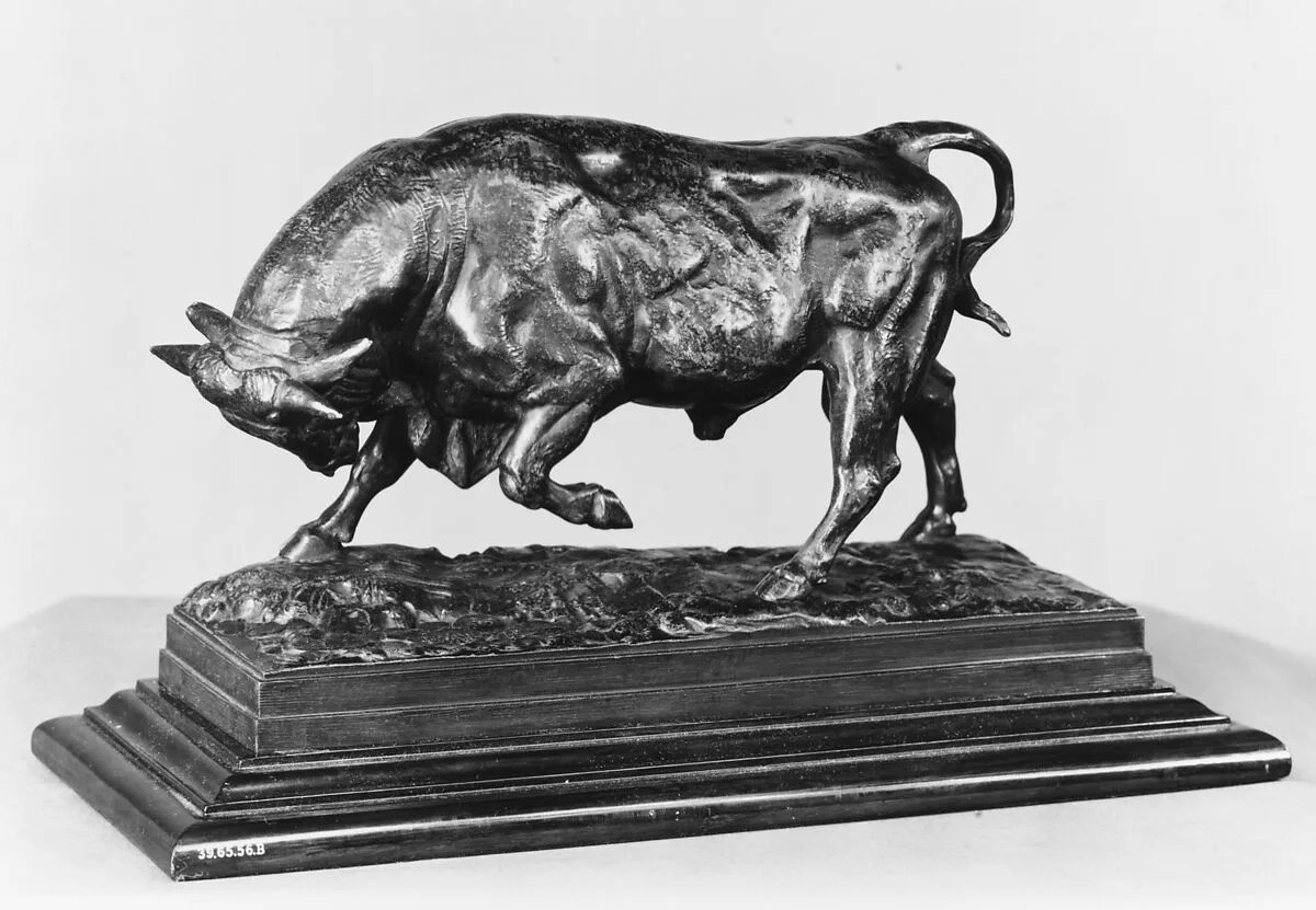 Bull on the Defensive — Antoine-Louis Barye