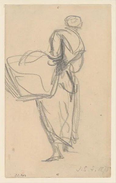 Woman with Basket — John Singer Sargent
