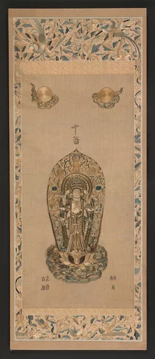 刺繍千手観音図|Embroidery of a Thousand-Armed Kannon