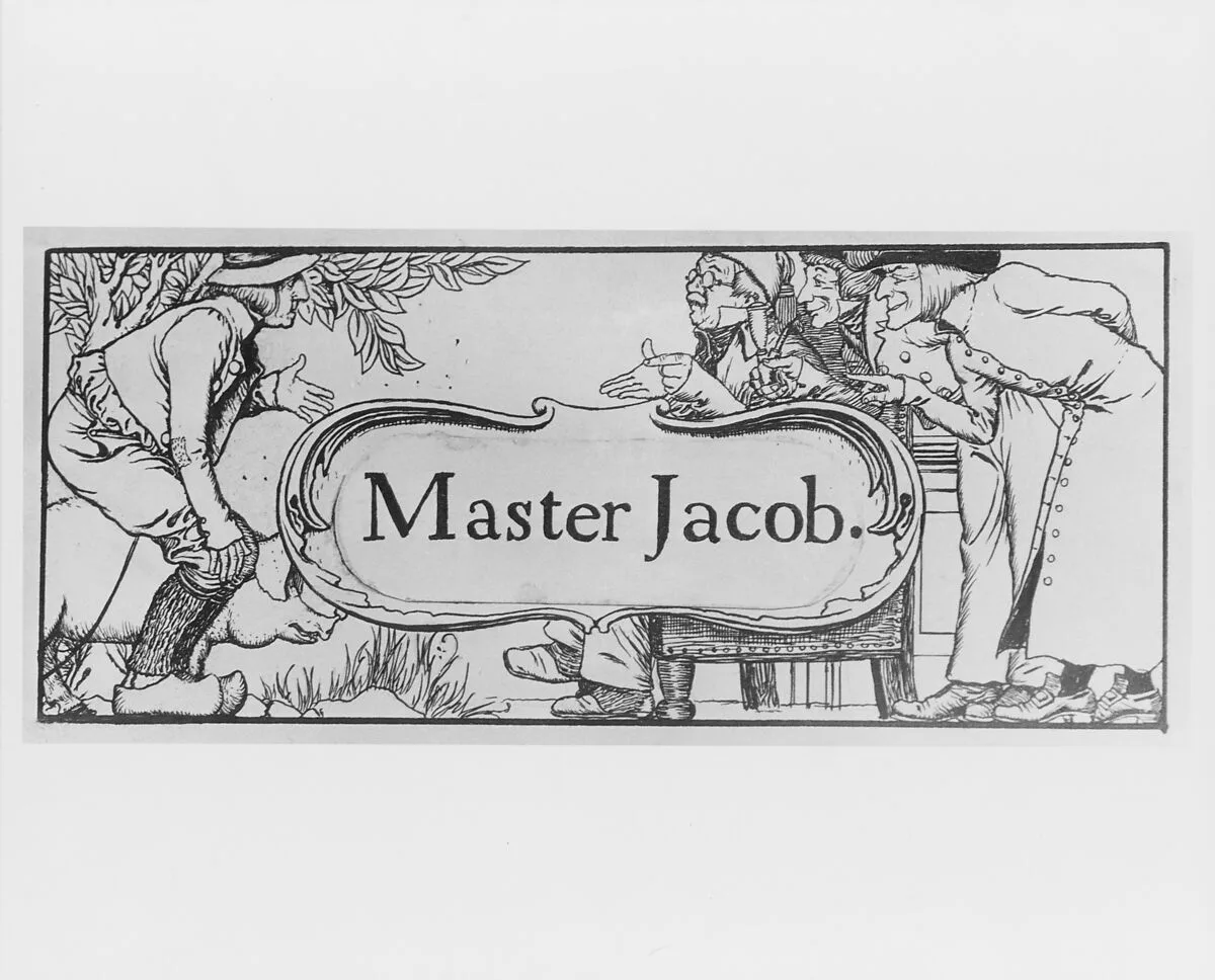 Master Jacob, for "The Wonder Clock" — Howard Pyle