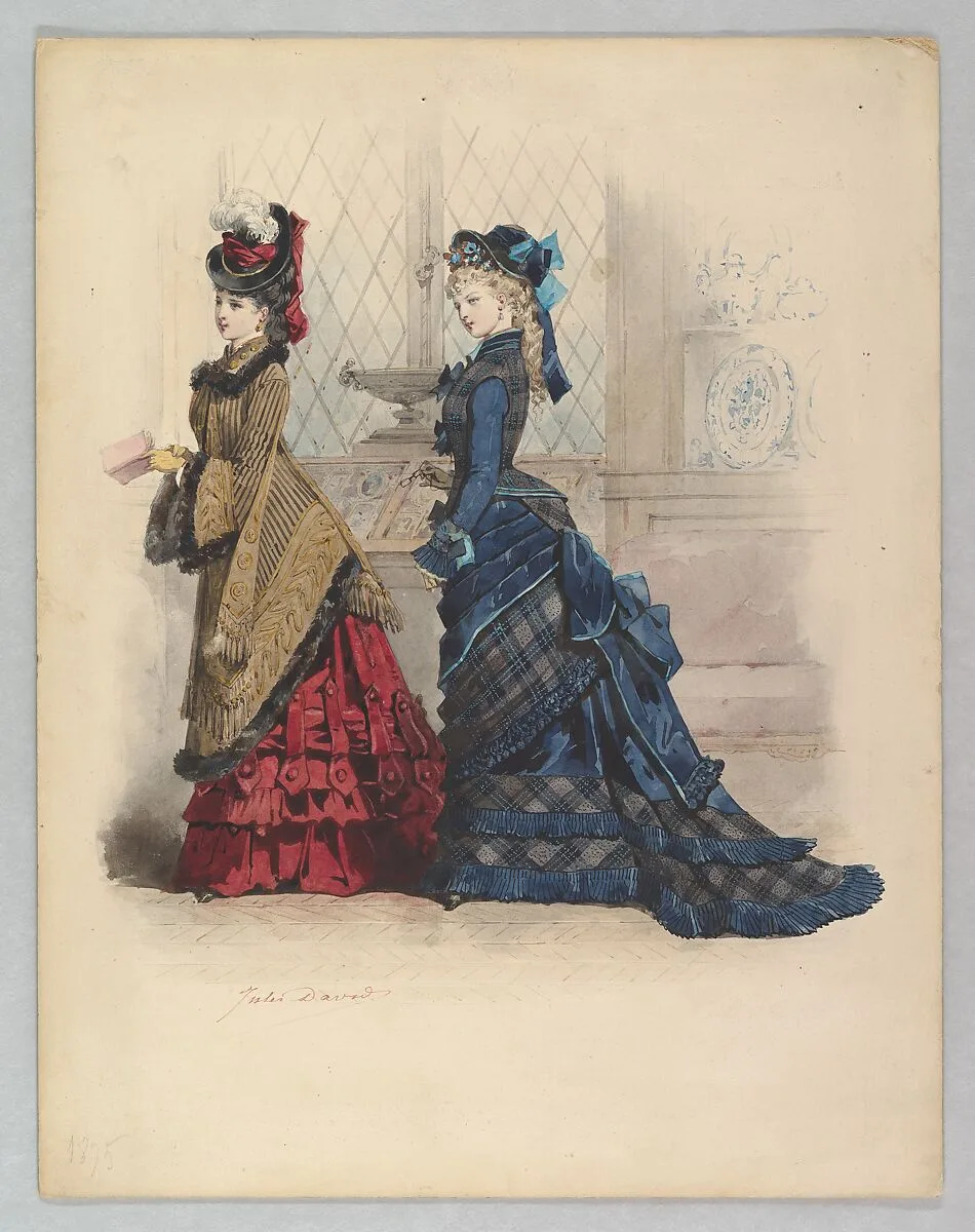 Two Women in Day Dresses — Jules David