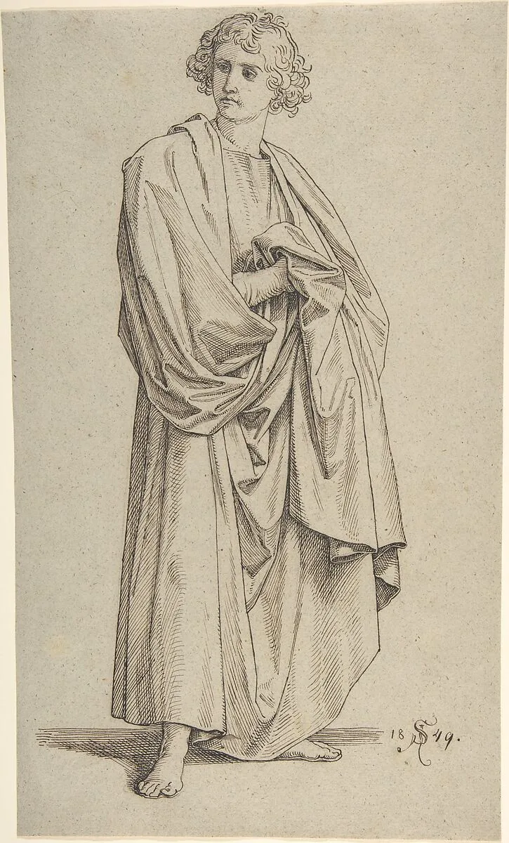 Study of a Male Figure — Julius Schnorr von Carolsfeld