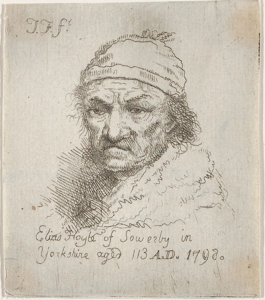 Elias Hoyle of Sowerby in Yorkshire, aged 113, A.D. 1798 — Thomas Fielding