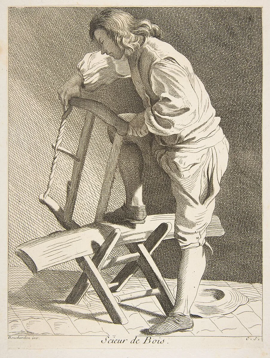 Wood Cutter — François Joullain|Edme Bouchardon|Anne Claude Philippe de Tubières, comte de Caylus