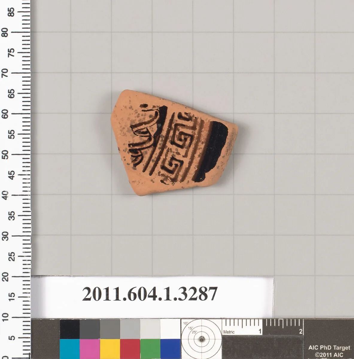 Terracotta fragment of a kylix (drinking cup) — Unknown