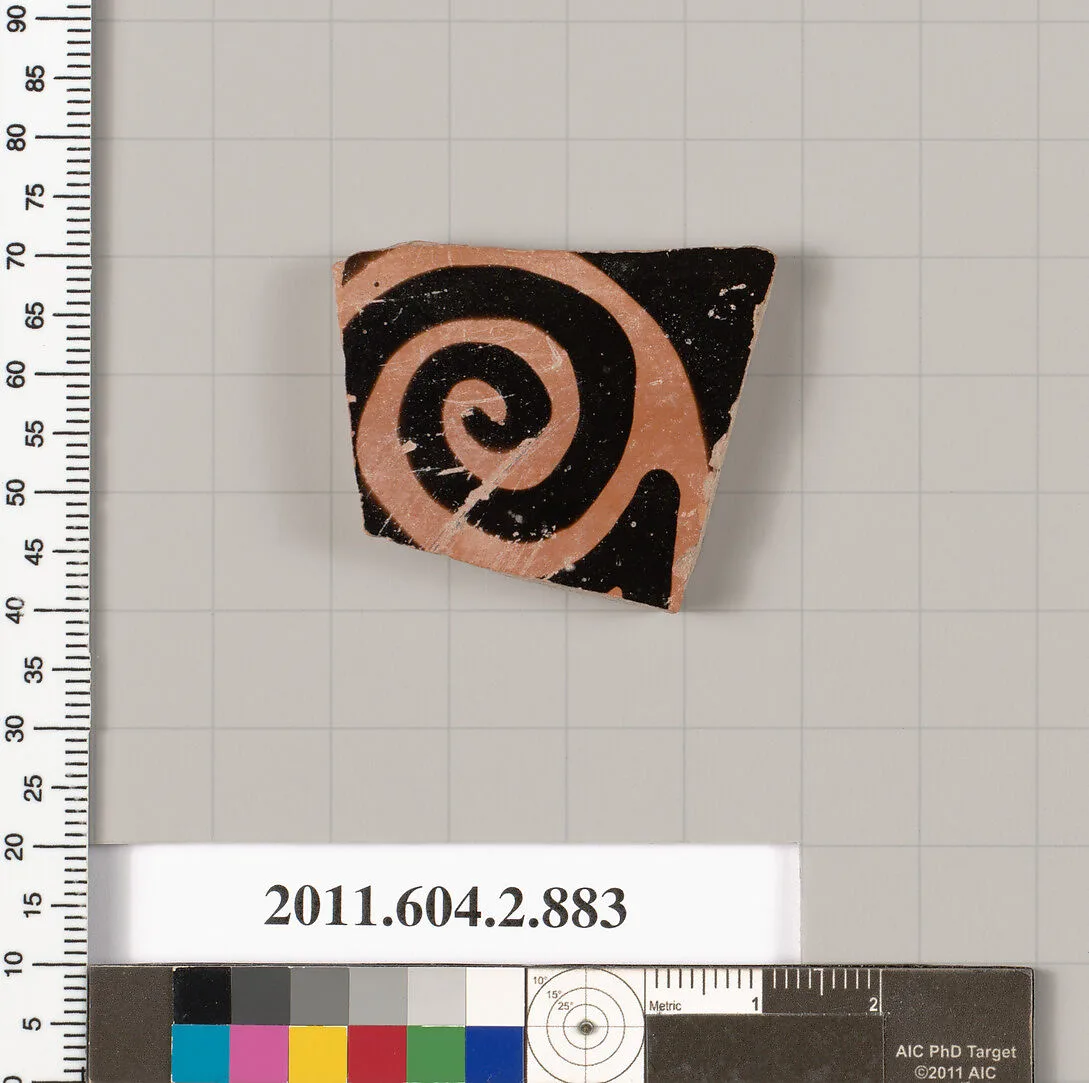 Terracotta fragment of a bell-krater (bowl for mixing wine and water) — Unknown