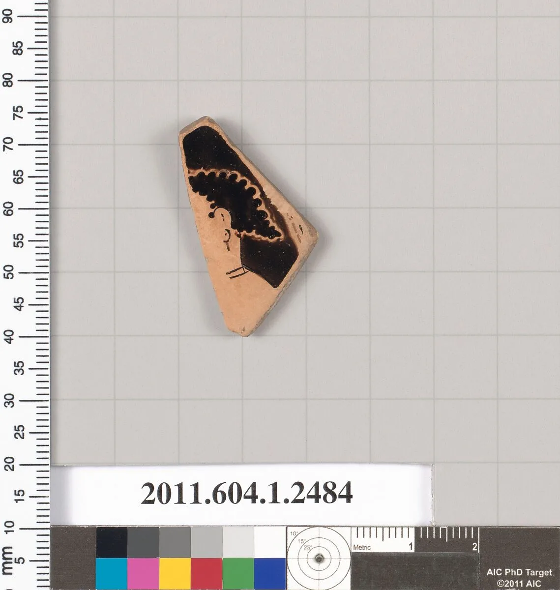 Terracotta fragment of a kylix (drinking cup) — Unknown