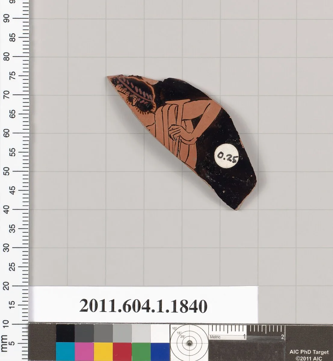 Terracotta rim fragment of a kylix (drinking cup) — Unknown
