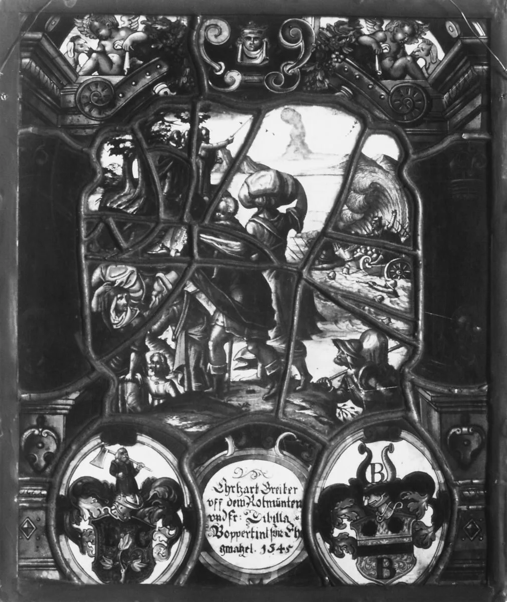 The Passing Over the Red Sea (one of a pair) — St. Gallen